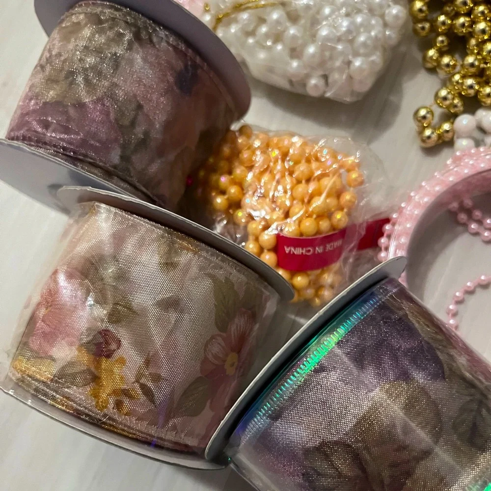 Craft Bundle 🎀 - Ribbon and Beads